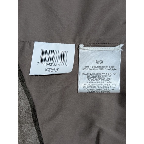 BCBGMAXAZRIA Khaki Faux Suede Vest, front Pockets Short Back, Long Front Medium - Picture 9 of 10